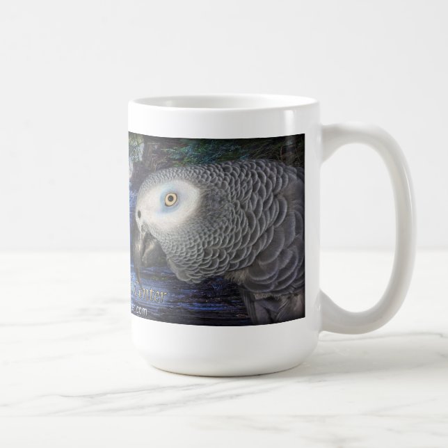 Rensselaer Bird Centre mug - African Grey (Right)