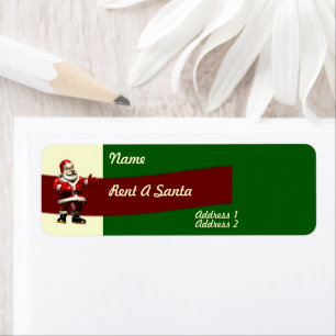 Rent A Santa Label