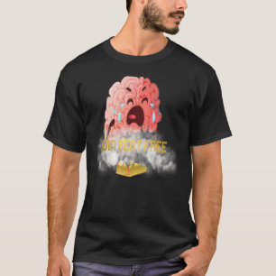 Rent Free Angry Brain T-Shirt