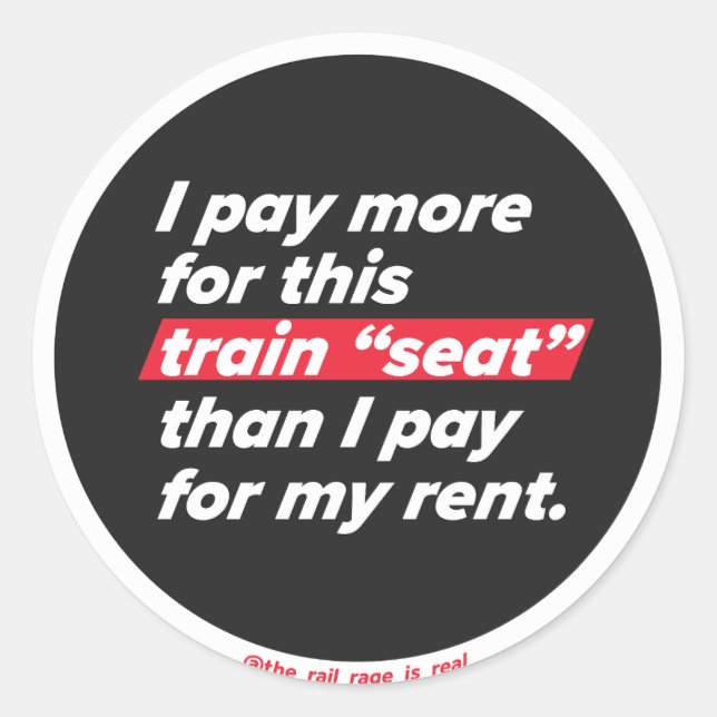 Rent - sticker (Front)