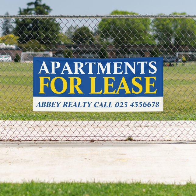 Rental lease business to rent signage banner (Insitu)