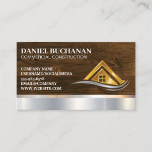 Rentals Real Estate Logo Business Card