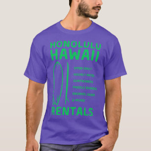 Rentals Surfboards Paddle Boards Honolulu Hawaii T T-Shirt