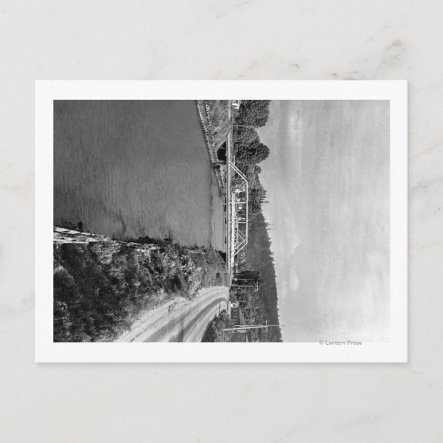 Renton, WA View of the Cedar River Photograph Postcard (Front)