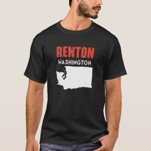 Renton Washington USA State America Travel Washing T-Shirt