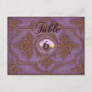 Renvoisié May Victorian Table Number Card