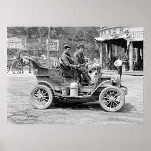 REO Mountaineer Returns to New York 1905 Poster