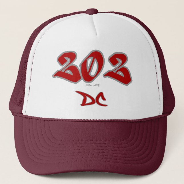 Rep DC (202) Trucker Hat (Front)