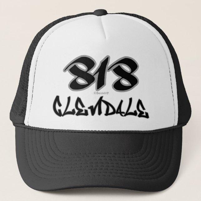 Rep Glendale (818) Trucker Hat (Front)