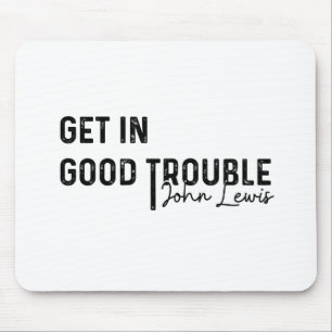 rep john lewis most memorable quotes, civil rights mouse mat