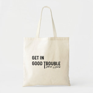 rep john lewis most memorable quotes, civil rights tote bag