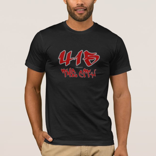 Rep The City (415) T-Shirt (Front)
