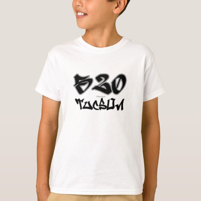 Rep Tucson (520) T-Shirt (Front)