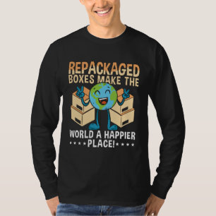 Repackaged Boxes Make The Climate Change Earth Day T-Shirt