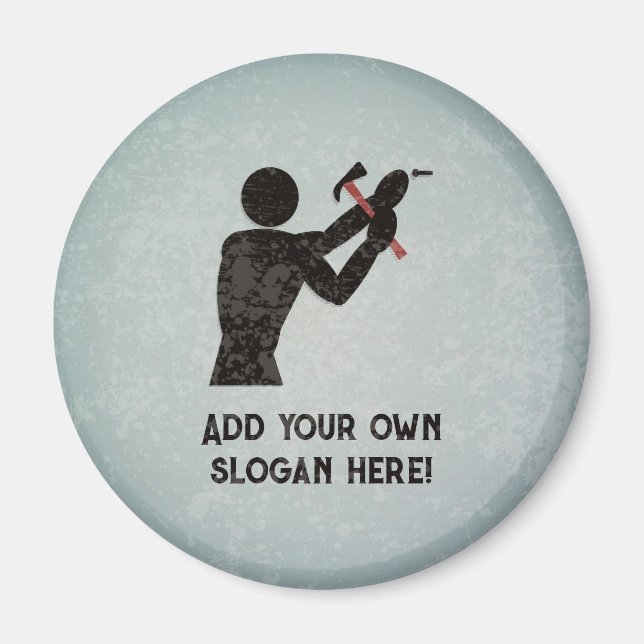 Repair Guy, Handyman, DIY King - add funny text to Magnet (Front)