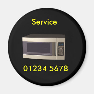 Repair - microwave service tag magnet