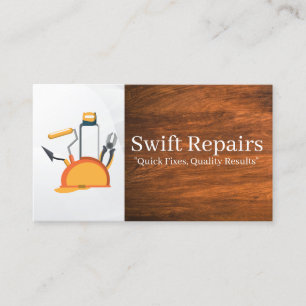 Repair Renovation Hardware Hand Tools Business Card