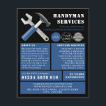 Repair Tools, Handyman Advertising Flyer<br><div class="desc">Repair Tools,  Handyman Advertising Flyers By The Business Card Store.</div>