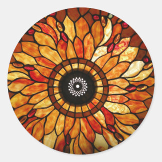 Repaired Tiffany Lamp 1 Classic Round Sticker