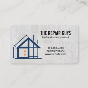 Repairman Home Renovations Contractor Business Card