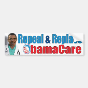 REPEAL and REPLACE OBAMACARE Bumper Sticker
