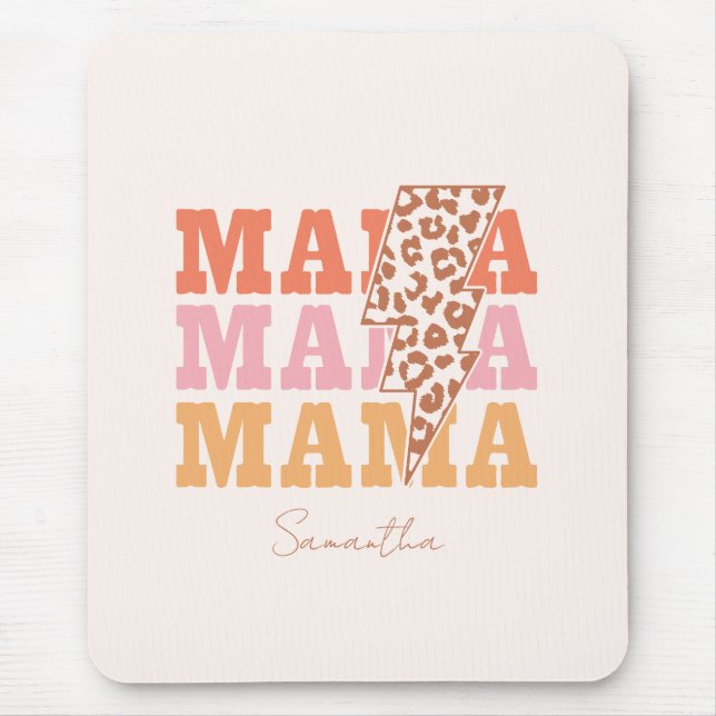 Repeated Mama Mouse Mat (Front)