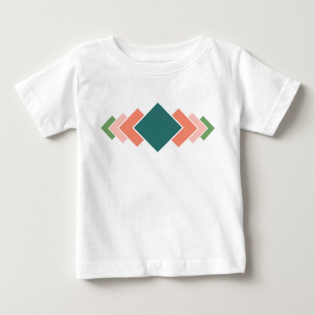 Repeating Diamonds  Baby T-Shirt (Front)