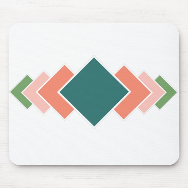 Repeating Diamonds  Mouse Mat (Front)