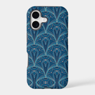 Repeating geometric Art Deco pattern