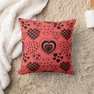 Repeating Hearts Cushion