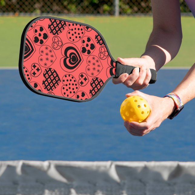 Repeating Hearts Pickleball Paddle (Insitu)