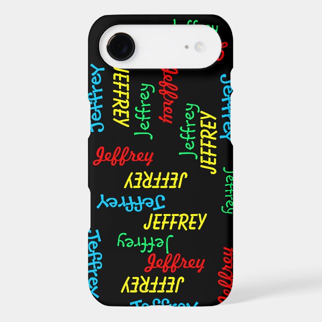 Repeating Names, Black,  (Back)