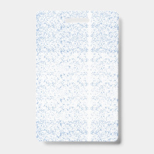 Repeating, subtle, textured, white background patt ID badge