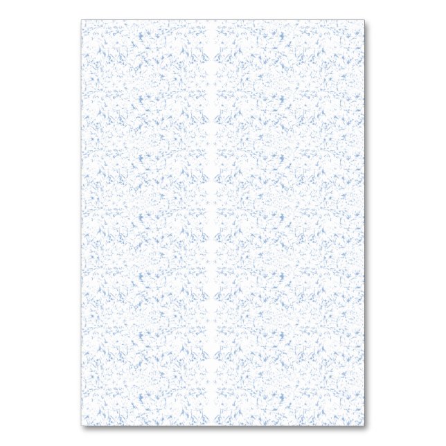 Repeating, subtle, textured, white background patt table number (Front)