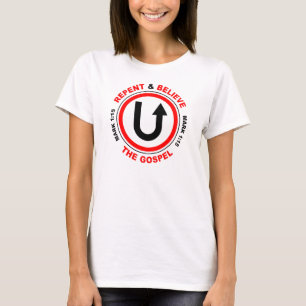 Repent & Believe the Gospel: Jesus Christian Faith T-Shirt