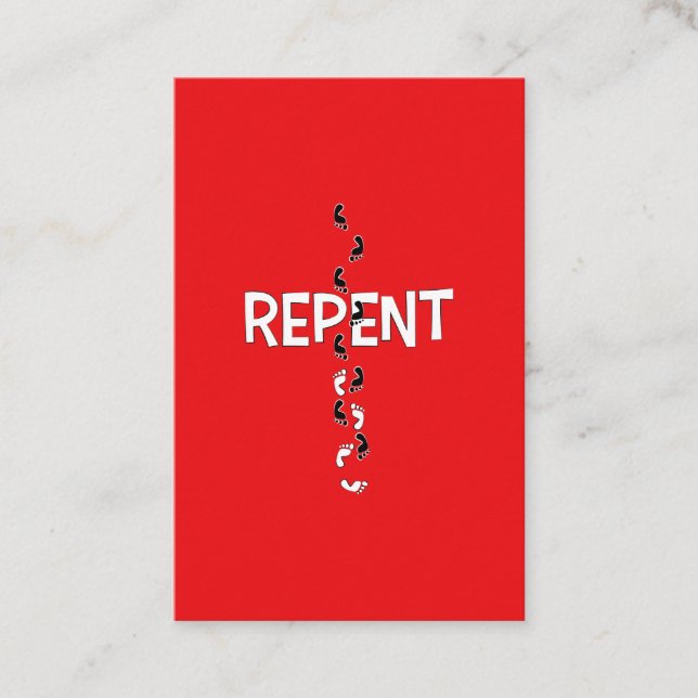 Repent Evangelist Card (Front)