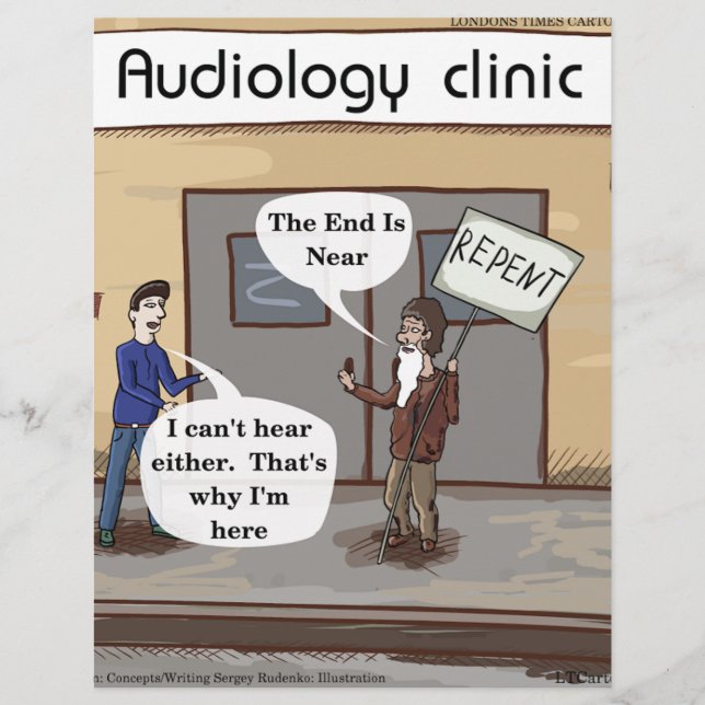 Repent For The Audiologist Office Funny (Front)