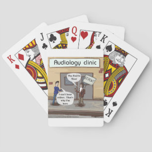 Repent For The Audiologist Office Funny Playing Cards