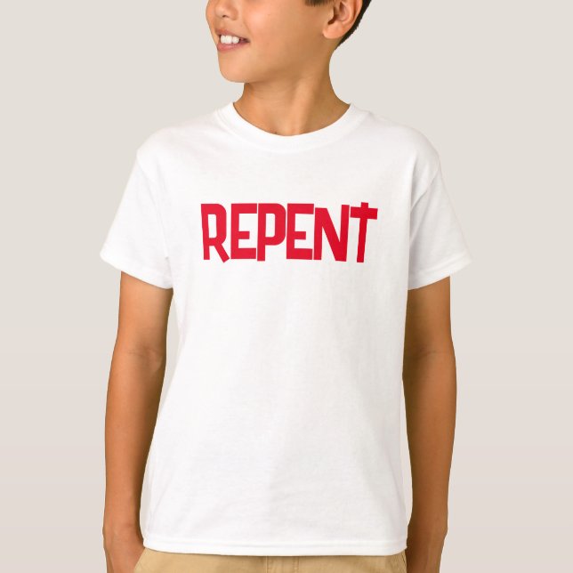 REPENT Kids' T-Shirt (Front)