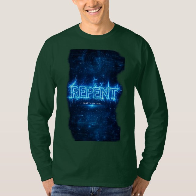 REPENT – Matthew 4:17 Long-Sleeve Shirt (Front)