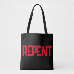 REPENT Shoulder Tote Bag