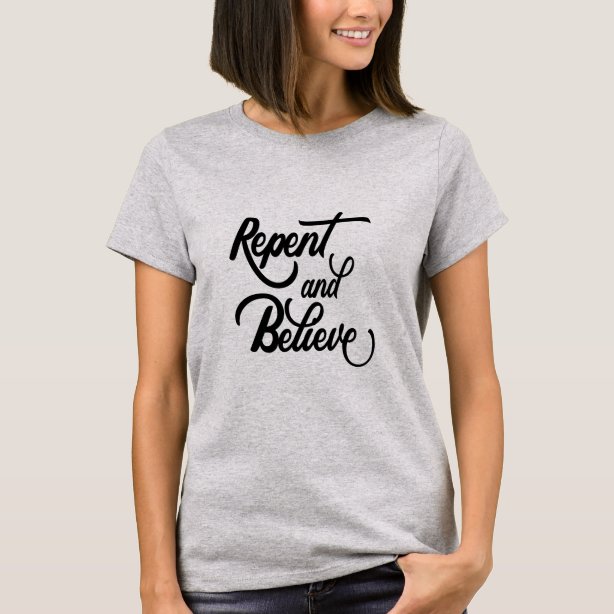 Repent T-Shirts & Shirt Designs | Zazzle UK
