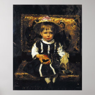 Repin - Vera Repina 1874 Poster