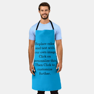 Replace Artwork or Text Print All Over Apron