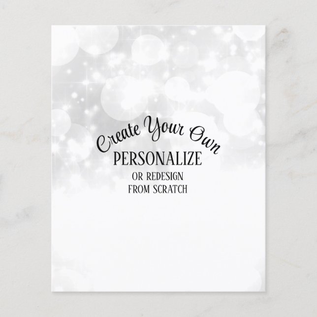 Replace Image or Personalise - Flyer (Front)