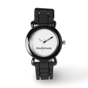 Replace Kid Plastic Case with Silicone Strap Photo Watch