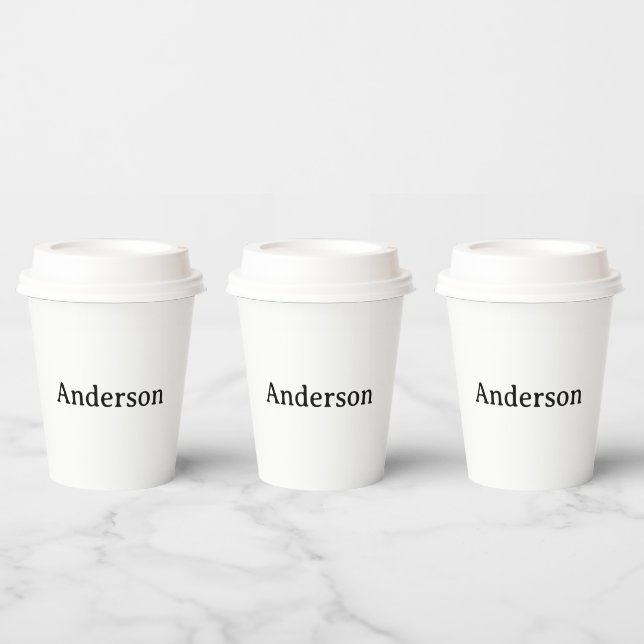 Replace Own Design 8oz Paper Cup with Lid (Multi)