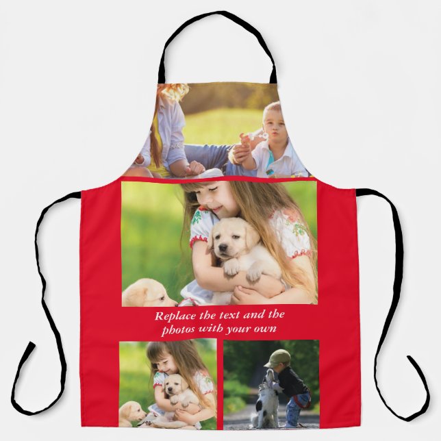 Replace text and photos with your own apron (Front)