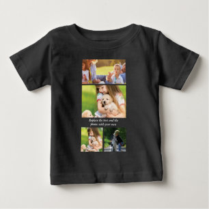 Replace text and photos with your own baby T-Shirt
