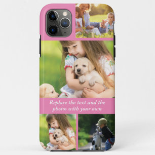 Replace text and photos with your own iPhone 11 pro max case